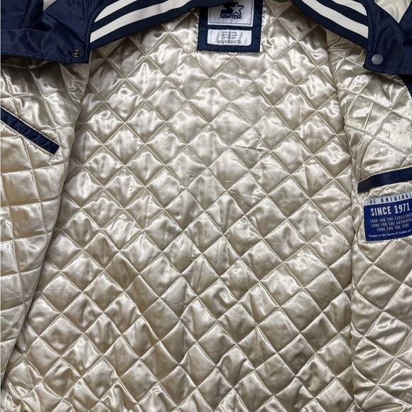 Starter • Boston Red Sox Vintage Varsity Style Satin Full Snap Jacket - Picture 10 of 14